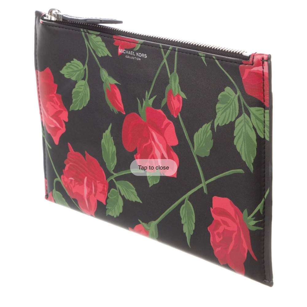 ISO MICHAEL KORS COLLECTION ROSE ENVELOPE CLUTCH